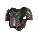 A-10 Full Chest Protector Antracite Black Red