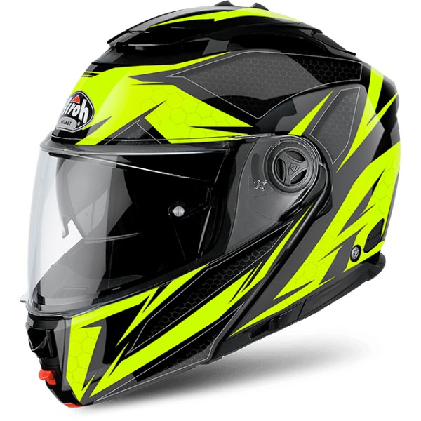 AIROH CASCO MODULARE PHANTOM-S BEAT GIALLO OPACO