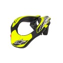 Youth Neck Support Black Yellow Fluo
