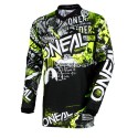 Element Attack Jersey Black/Yellow