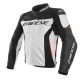 Racing 3 Jacket Leather White Red Black