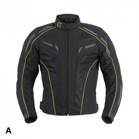 Spring Jacket Air Lady Black Yellow Fluo