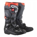 Tech 7 Enduro Black/Grey/Red Fluo