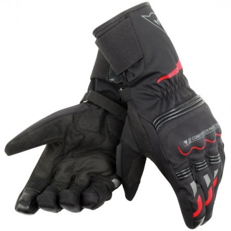Tempest Unisex D-dry Long Gloves Black/Red