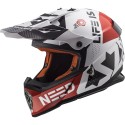 MX437 Fast Block White Red