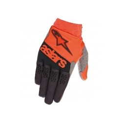 Racefend Gloves Orange Fl Black