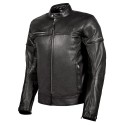 Jacket Leather Black Cafe