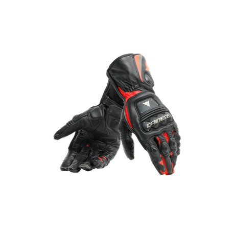 Steel Pro Gloves Black/Fluo Red