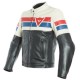 8-Track Leather Jacket Black Ice Red