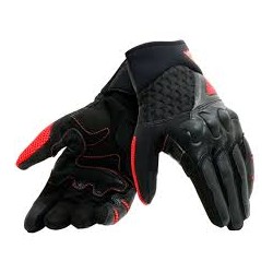 X-Moto Gloves Black Fluo Red