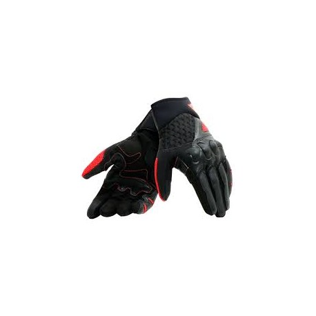 X-Moto Gloves Black Fluo Red