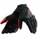 X-Moto Gloves Black Fluo Red