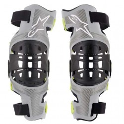 Bionic 7 Knee Brace set Silver Yellow FL