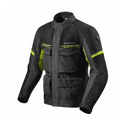 Outback 3 Jacket black Neon Yellow