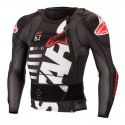 Sequence Protection Jacket Black White Red