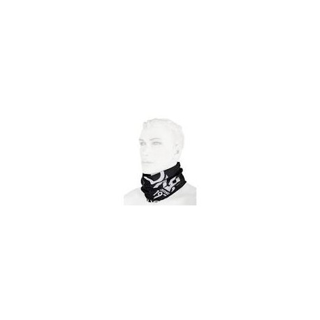 NeckWarmer Solid Black-white
