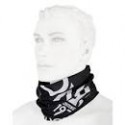 NeckWarmer Solid Black-white