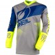 Element Youth Jersey Factor Gray-Blue-Neon Yellow
