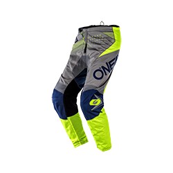 Element Youth Pants Factor Gray-Blue-Neon Yellow