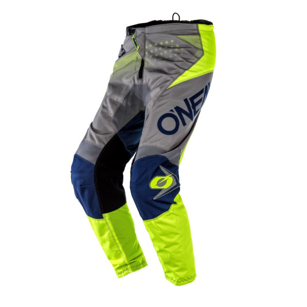 Element Pants Factor Gray-Blue-Neon Yellow