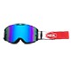 B-20 Google Plain Teal-Red Radium Blue
