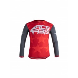 X-Flex Starway Jersey Rosso-Grigio