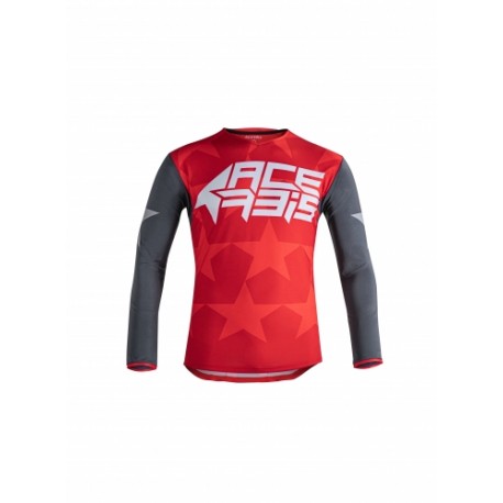 X-Flex Starway Jersey Rosso-Grigio