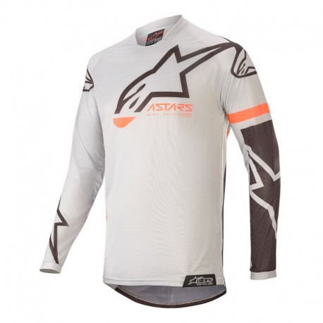 Racer Tech Compass Jersey LightGray-Black