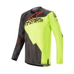 Techstar Factory Jersey Black-Yellow-Red