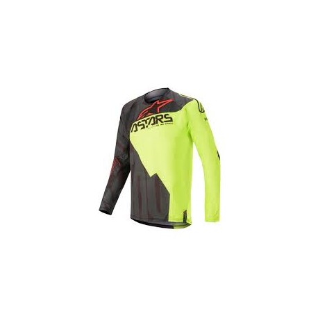 Techstar Factory Jersey Black-Yellow-Red