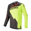 Techstar Factory Jersey Black-Yellow-Red