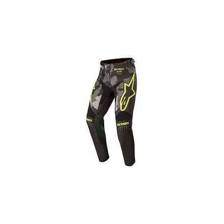 Racer Tactical Pants  Black-Gray Camo-Yellow