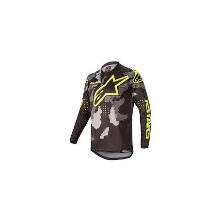 Youth Racer Tactical Jersey Bk Gr Camo Ye Fl