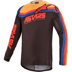 Techstar Venom Jersey Black Br Red Orange