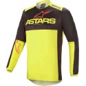 Fluid Tripple Jersey Black Yellow Fl Br Red