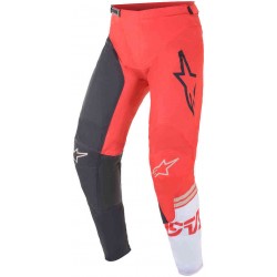 Racer Compass Pants Antracite Red Fl White