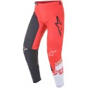 Racer Compass Pants Antracite Red Fl White