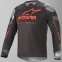 Youth Racer Tactical Jersey Grey Camo Red Fl
