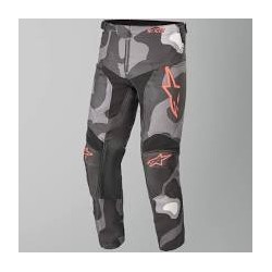 Youth Racer Tactical Pants Grey Camo Red Fl