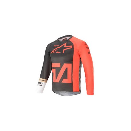 Youth Racer Compass Jersey Orange Antracite Off White