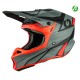 10SRS Hyperlite Helmet Compact Gray Red