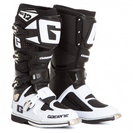 SG-12 Boots Off Road Black White