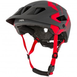 Defender Helmet Nova Gray Red