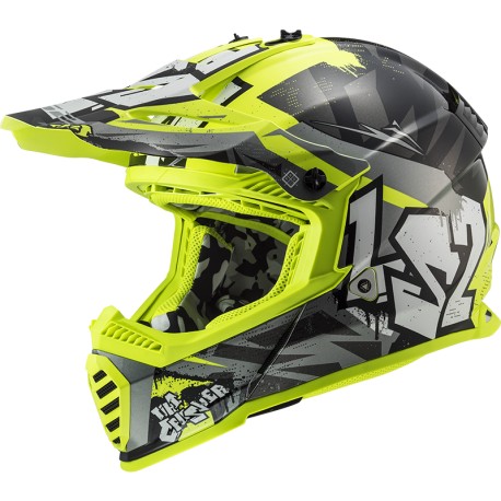 MX437 Fast Evo Crusher Black Yellow