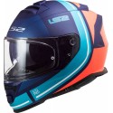 F800 Storm Slant Matt Blue Fluo Orange