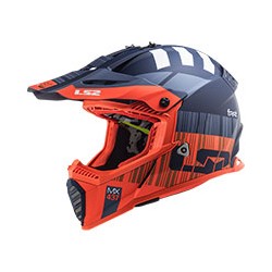 MX437 Fast Evo Xcode Matt FL.Orange Blue