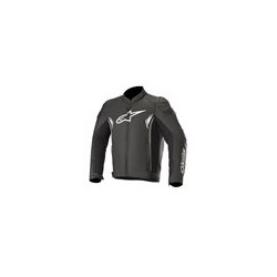 SP-1 V2 Leather Jacket Black Dark Grey