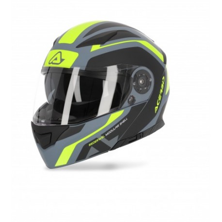 Casco modulare moto Acerbis - Rossoerwel Grigio Giallo