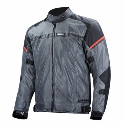 Riva Man Jacket Black Dark Gray Red