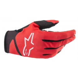 Radar Gloves Bright-Red-Black